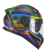 Casco Integral 311X  BLAST SKULL / Negro Azul Rojo Opaco