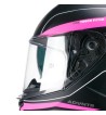 Casco Integral 363 SHOT RUN / Negro Fucsia Fluo Opaco