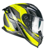 Casco Integral 363 SHOT RACE / Negro Amarillo Fluo