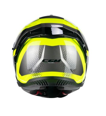 Casco Integral 363 SHOT RACE / Negro Amarillo Fluo