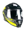 Casco Integral 363 SHOT RACE / Negro Amarillo Fluo