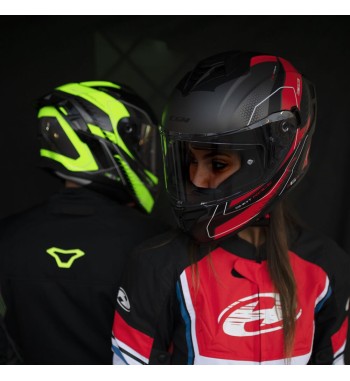 Casco Integral 363 SHOT RACE / Negro Amarillo Fluo