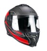 Casco Integral 363 SHOT RACE / Negro Rojo Opaco