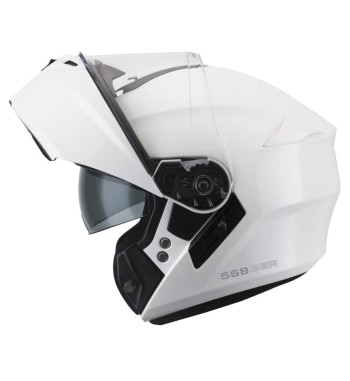 Casco Modular 568A BER / Blanco Lucido