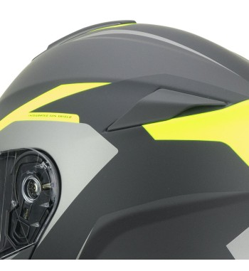Casco Modular 568G BER DRESDA / Grafito Amarillo Fluo Opaco