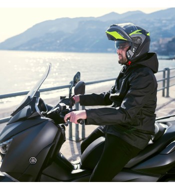 Casco Modular 568G BER DRESDA / Grafito Amarillo Fluo Opaco