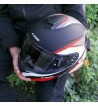 Casco Modular 568G BER DRESDA / Negro Rojo Opaco
