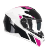 Casco Modular 568S BER SPORT / Negro Fucsia Fluo