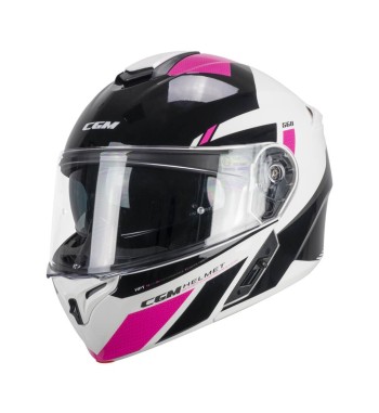 Casco Modular 568S BER SPORT / Negro Fucsia Fluo
