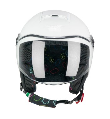 Casco jet 261A MINI  MONO / Blanco