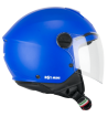 Casco jet 261A MINI MONO / Azul Opaco