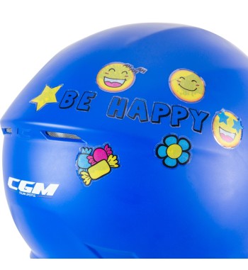 Casco jet 261A MINI MONO / Azul Opaco