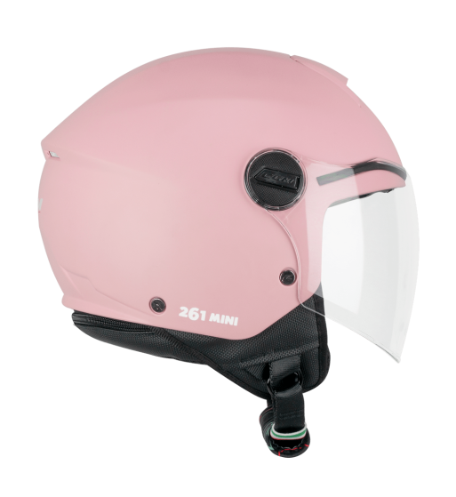Casco jet 261A MINI MONO / Rosa Opaco