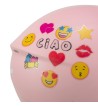 Casco jet 261A MINI MONO / Rosa Opaco