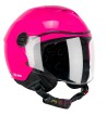 Casco jet 261A  MINI MONO / Fucsia