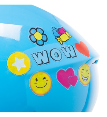 Casco jet 261A MINI MONO / Celeste