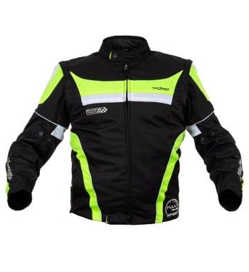 Chaqueta cordura VIGOROUS  Nero/ Giallo Fluo