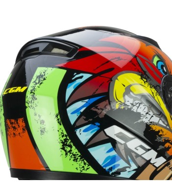 Casco Integral 265 LUCKY BOXER / Azul Rojo Verde