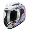 Casco Integral 265 LUCKY MUSIC / Blanco Rosa