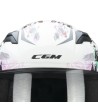 Casco Integral 265 LUCKY MUSIC / Blanco Rosa
