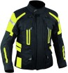 Chaqueta Touring de cordura Turatek / Negro Fluo