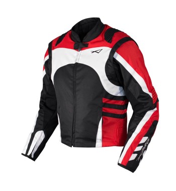 Cazadora en cordura DIABLEX / Negro Rojo