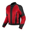 Chaqueta de cordura verano OZONE / Nero Rojo