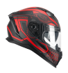 Casco Integral 311M  BLAST MAYA / Negro Rojo Opaco