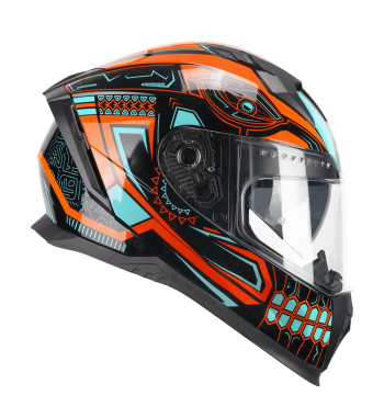 Casco Integral 311M  BLAST MAYA / Negro Azul Naranja