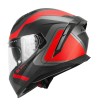 Casco Integral 311R  BLAST RACE / Negro Rojo Opaco