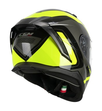 Casco Integral 311R  BLAST RACE / Negro Amarillo Fluo
