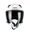 Casco jet 127 DEEP MONO  / Blanco Lucido