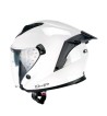 Casco jet 127 DEEP MONO  / Blanco Lucido