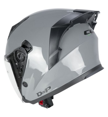 Casco jet 127 DEEP MONO  / Gris Lucido