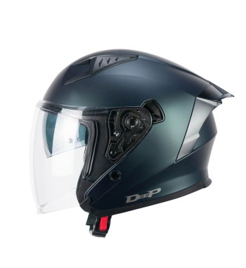 Casco jet 127 DEEP / Petrolio Satinado