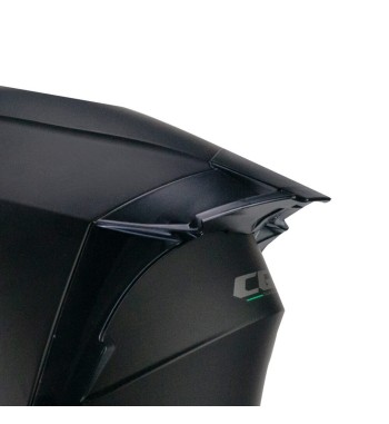 Casco jet 127 DEEP FREAKER/ Negro Rojo Opaco