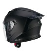 Casco jet 127 DEEP FREAKER/ Negro Rojo Opaco