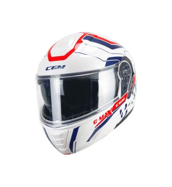 Casco Modular 569G C-MAX CITY / Azul Blanco Rojo