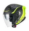Casco jet 127 DEEP RACE / Grafito Amarillo Fluo Opaco