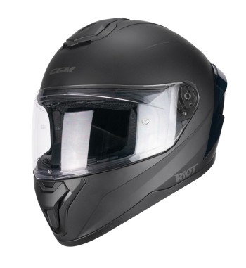 Casco Integral 330A RIOT MONO / Negro Opaco