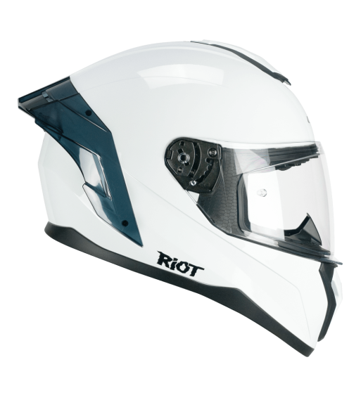Casco Integral 330A RIOT MONO / Blanco Lucido