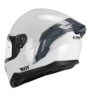 Casco Integral 330A RIOT MONO / Blanco Lucido