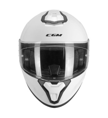 Casco Integral 330A RIOT MONO / Blanco Lucido