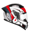 Casco Integral 330S RIOT SPACE / Blanco Negro Rojo