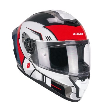 Casco Integral 330S RIOT SPACE / Blanco Negro Rojo