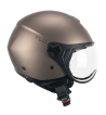 Casco jet 167 FLO (PANTALLA PERFILADA) /  Tortora Satinado