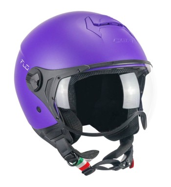 Casco jet 167 FLO (PANTALLA PERFILADA) /  Viola Opaco