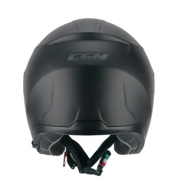 Casco jet 136A  RNA  MONO / Negro Opaco