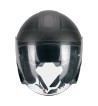 Casco jet 136A  RNA  MONO / Negro Opaco