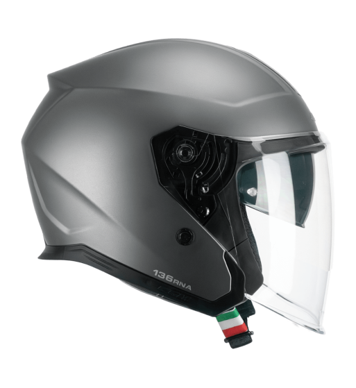 Casco jet 136A  RNA MONO / Antracite Satinado